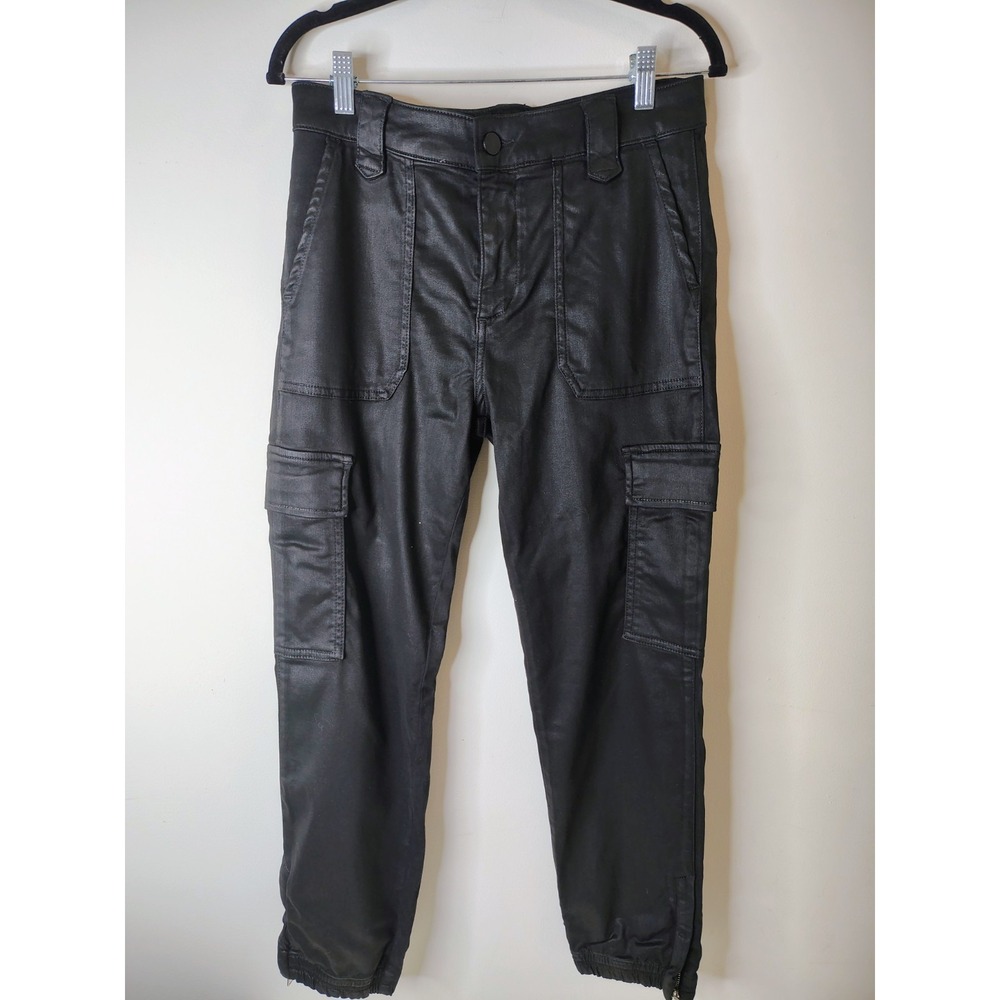 All Saints Size 6 nova coated trouser Cargo Pants